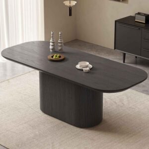 Hobart 79-inch Oval Table for 6 to 8 People
