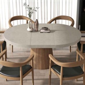 79-inch Hobart Dining Table in Oval Shape for 6-8